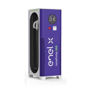 Ładowarka samochodowa EV Enel X JuicePump EU x2 CCS2 kable DC 150kW trójfazowy Kabel do 5m, ładowanie równoległe, RFID, bez POS,  Ethernet+Cellular (SIM MVNO)